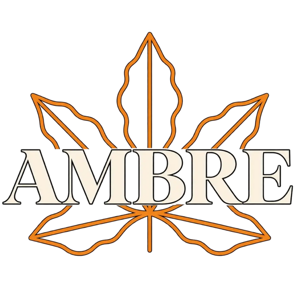Logo Ambre, boutique CBD en ligne — fleurs, résines et huiles CBD légales en France.